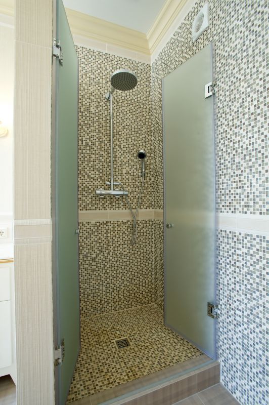 Contemporary Tile Shower